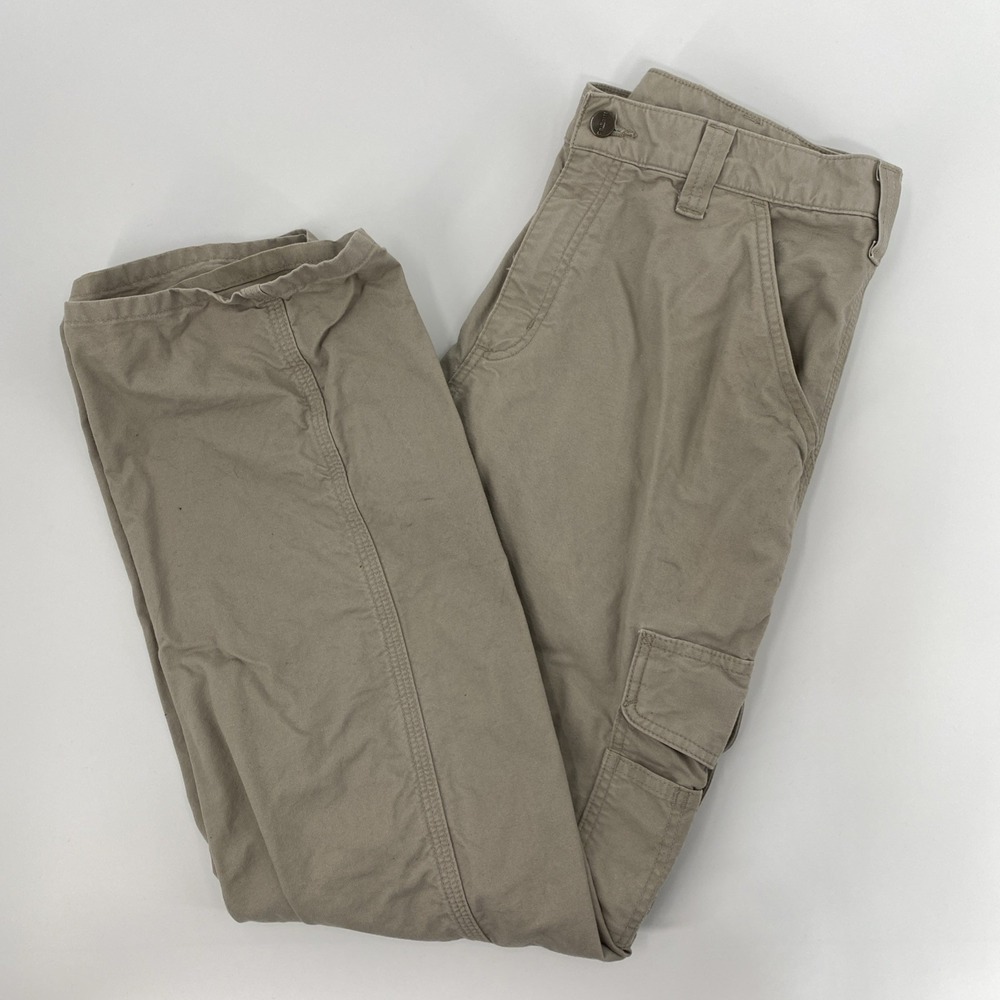 Carhartt Pants Mens Tag 34x32 Actual 34x29 Brown B290 Dungarees Utility Chore